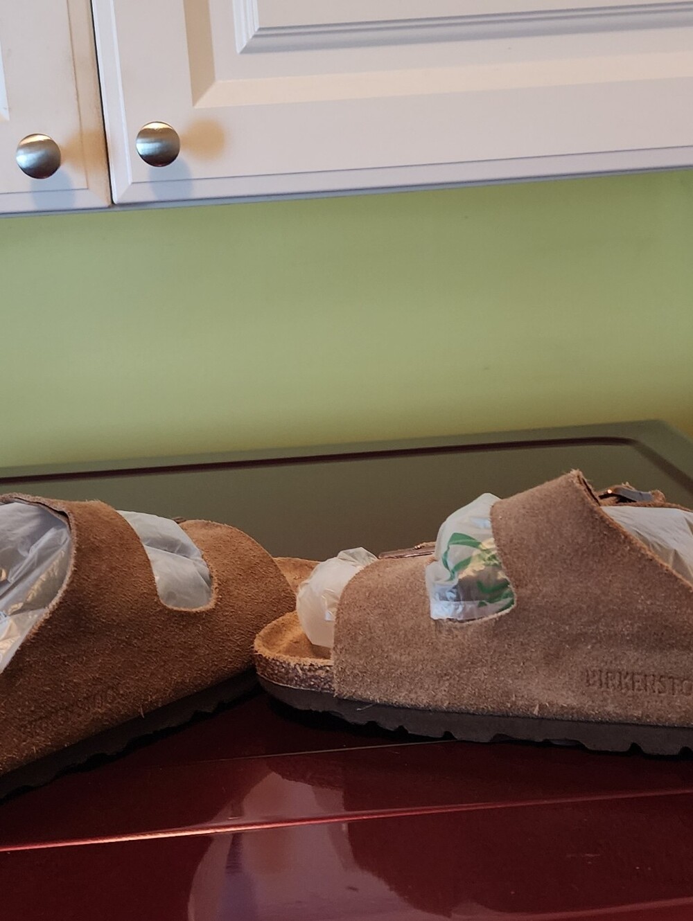 Birkenstock Arizona Sandals Size 36 / 6 - 6.5 / taupe / GUC - Picture 4 of 9